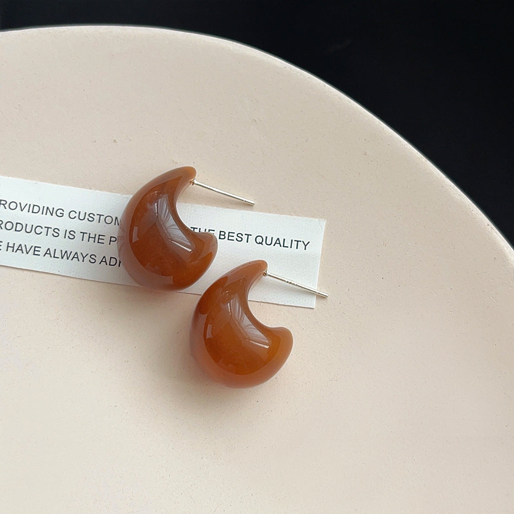 Cold Wind Drop-shaped Female Niche Retro Earrings