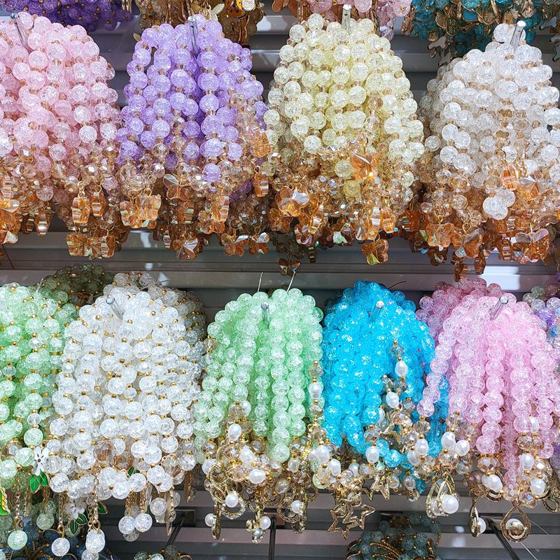 Style Colorful Crystal Multiple Cute Flowers Small Fresh Bracelets