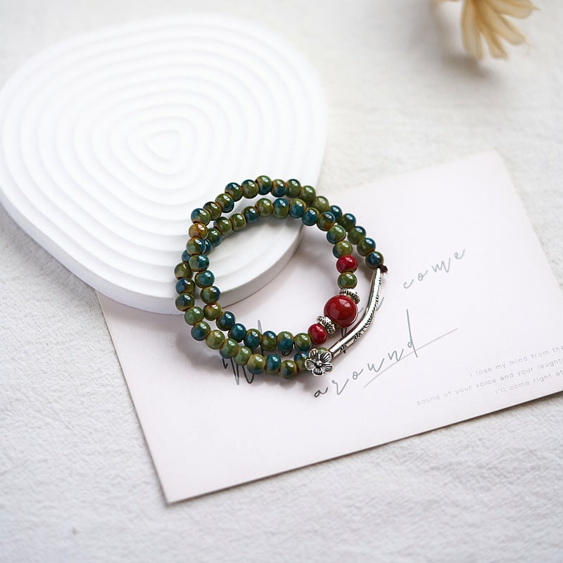Ceramic Chinese Style Versatile Ancient Double Bracelets