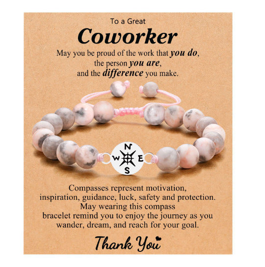 Heart Magnetic Powder Zebra Adjustable Hand Bracelets