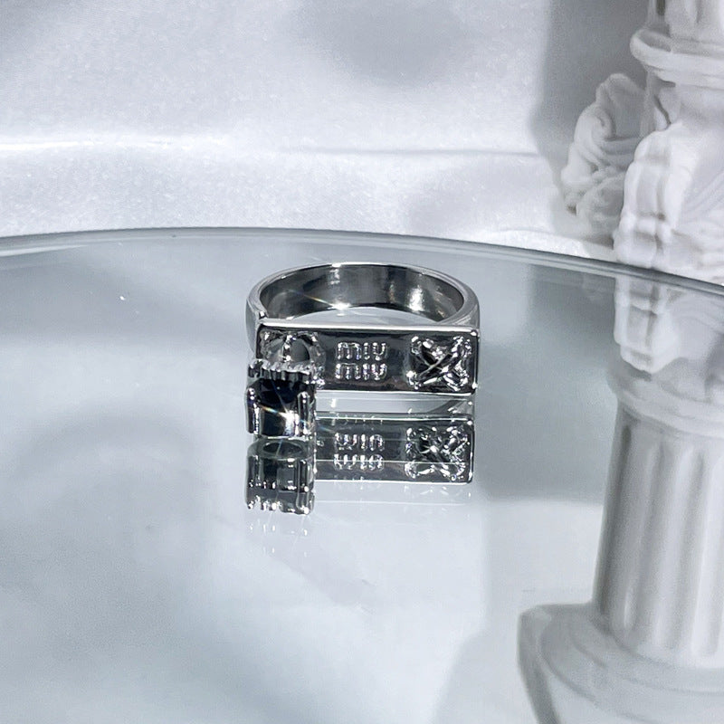 Glazed Open Female Sweet Grace Cool Affordable Luxury Fashion Rings
