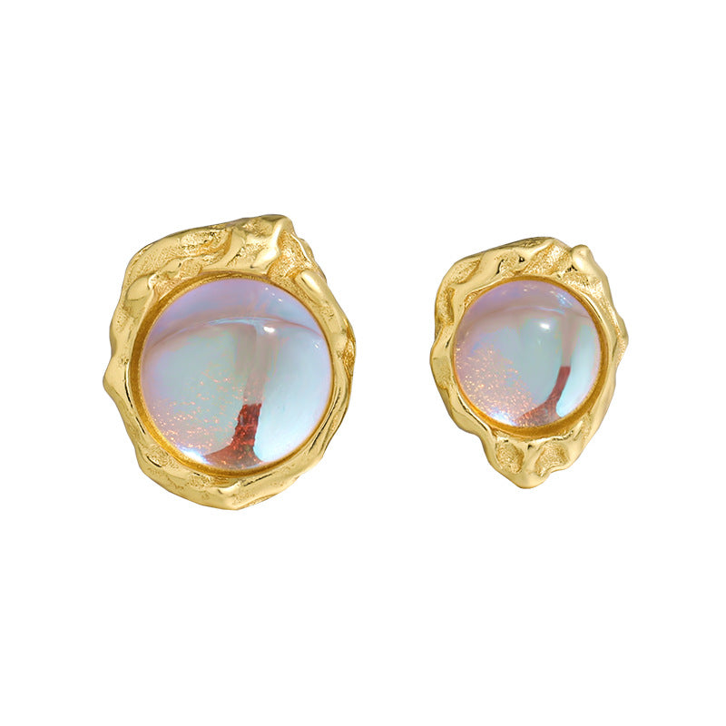 Women's Irregular Chinese Style National Light Luxury Earrings