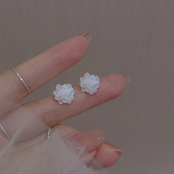 Women's Mori Style Gardenia Flower For Niche Earrings