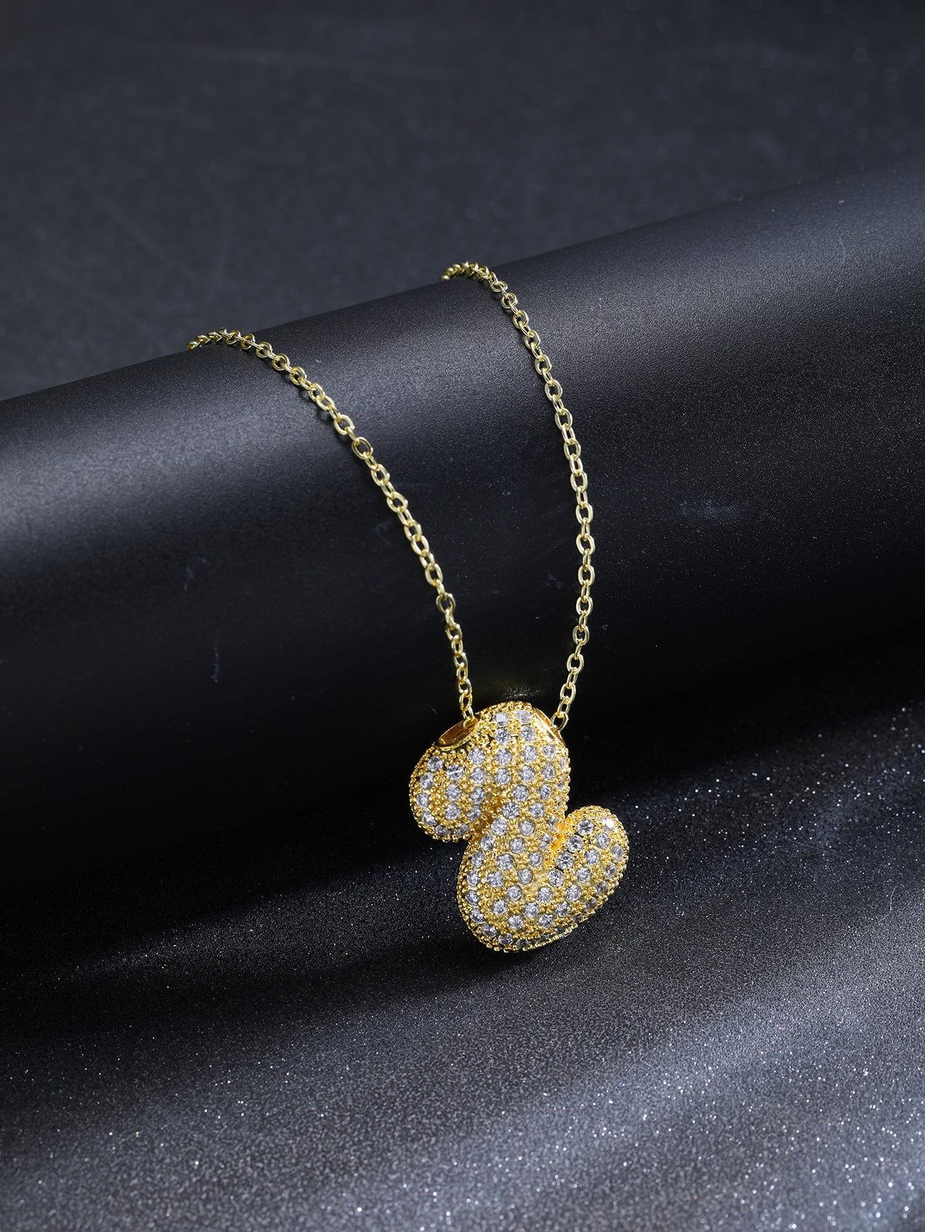 New Fashion Zircon Letter Ornament Single Necklaces