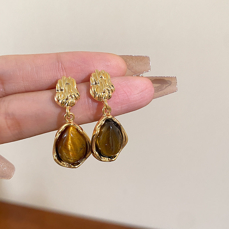 Sier High Sense All Match Fashion Earrings