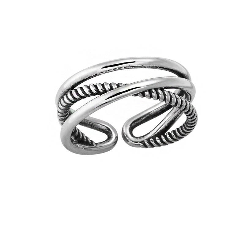 Index Finger Female Fashion Simple Korean Style Retro Rings