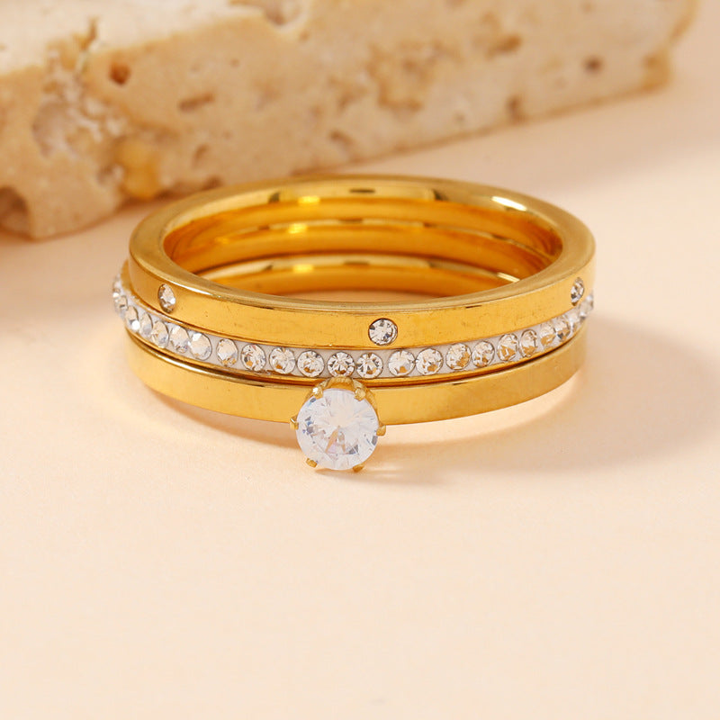 Clay Rhinestone Female Index Finger Tail Rings