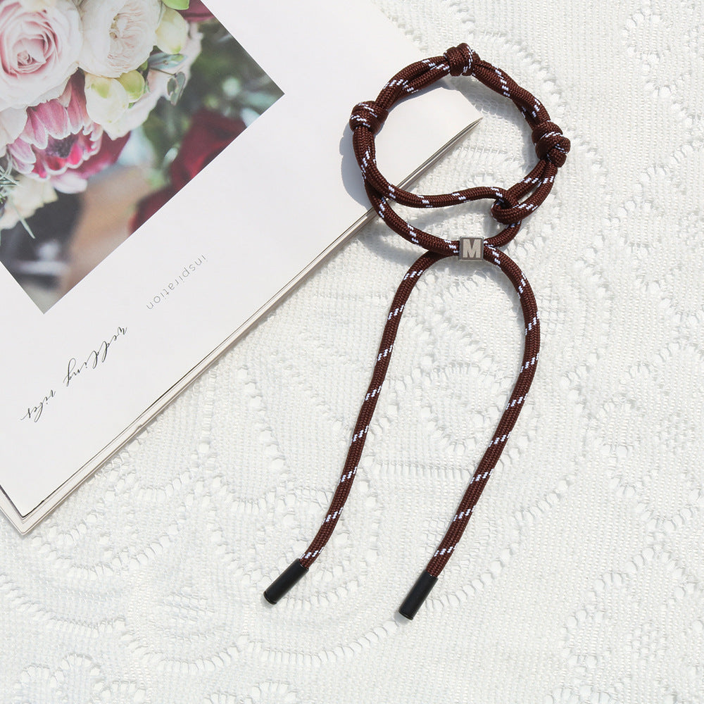 Rope Nylon Color Stylish Adjustable Polyester Bracelets