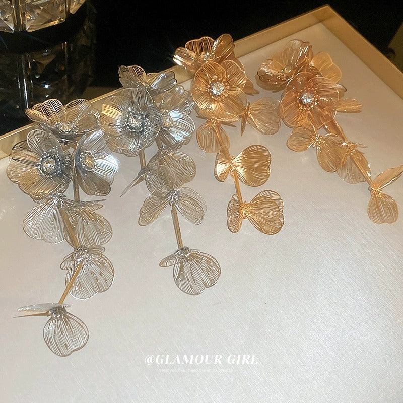 Women's Heavy Metal Long Fashion High Sense Earrings