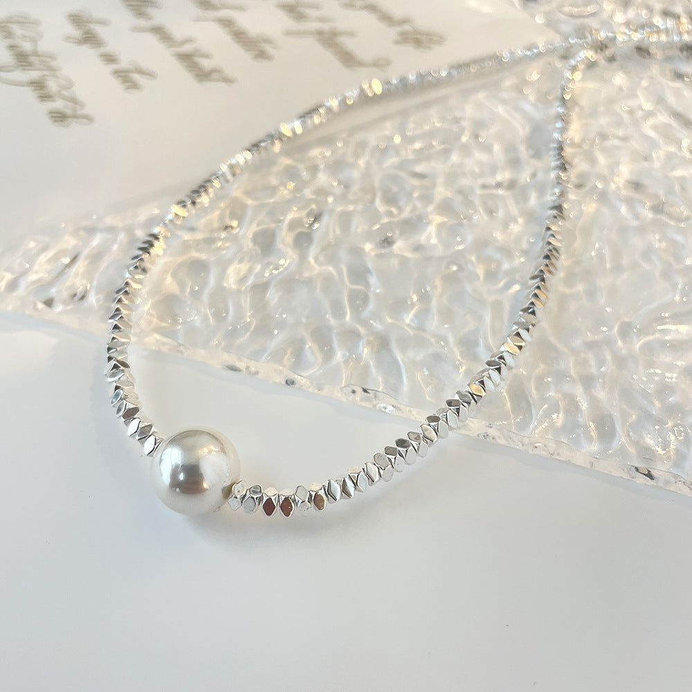 Women's Sier Irregular Design Clavicle Chain Fashion Necklaces