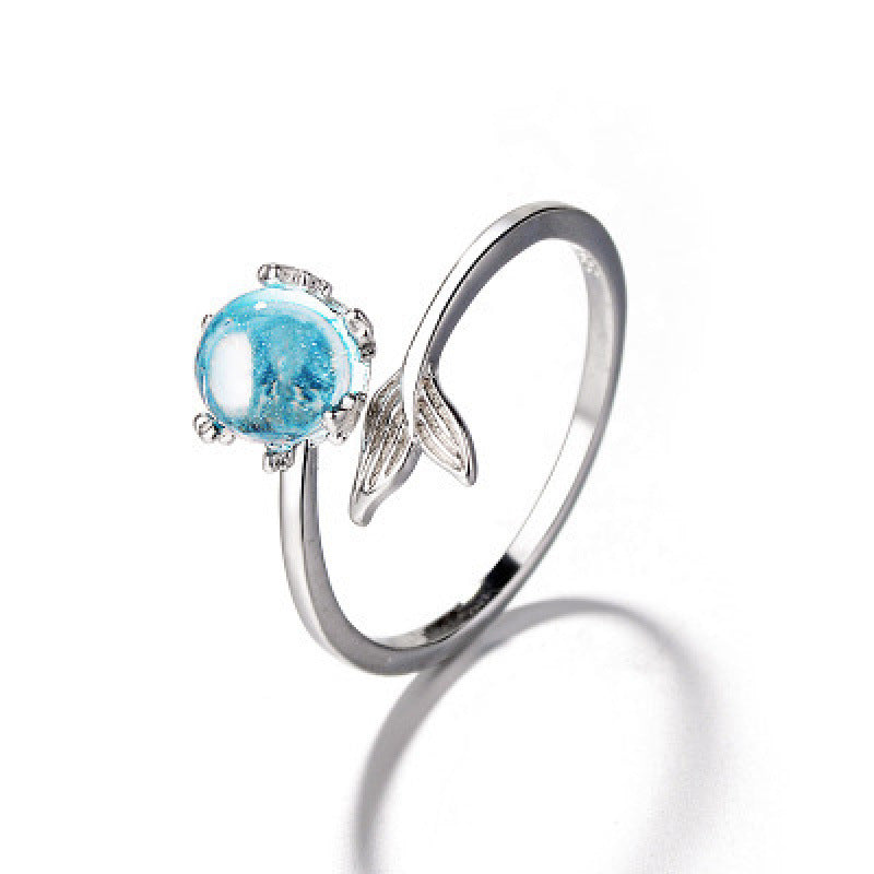Bubble Female Fashion Tail Adjustable Open Ring