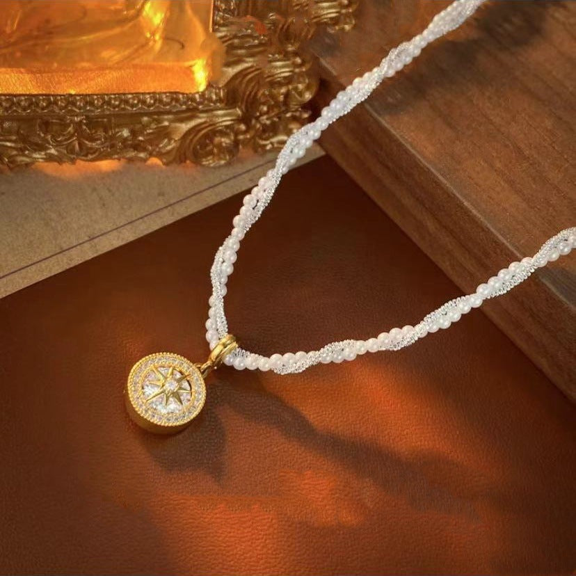 Fashion Elegance Light Luxury High-grade Micro Inlaid Necklaces