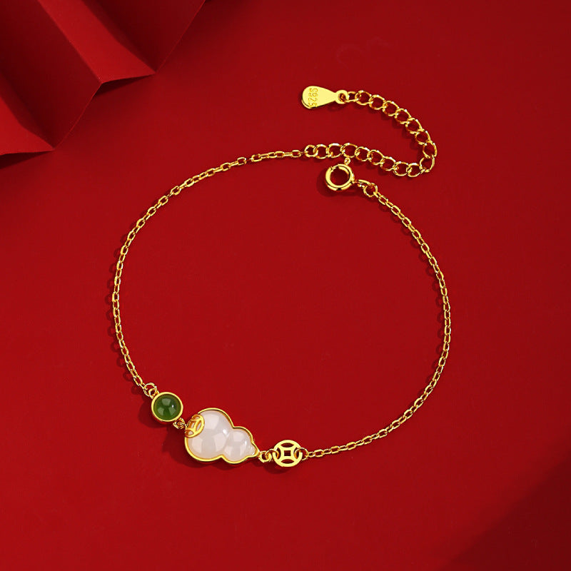 Fu Lu Gourd Jewelry Sier High-grade Bracelets