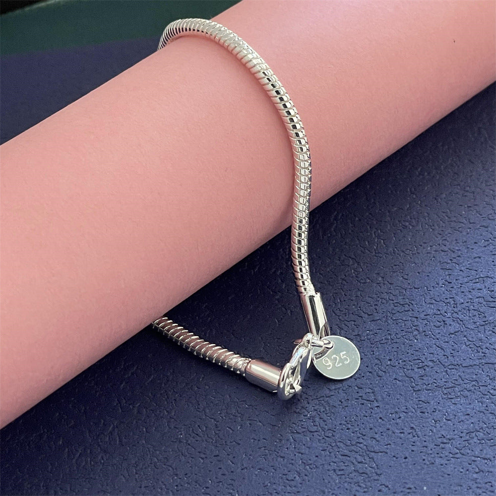 Ornament Sier Plated Snake Bone Popular Bracelets