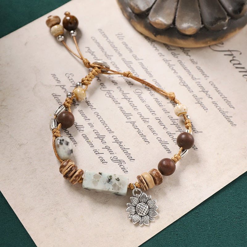 Women's Chinese Ethnic Style Woven Niche Retro Bracelets