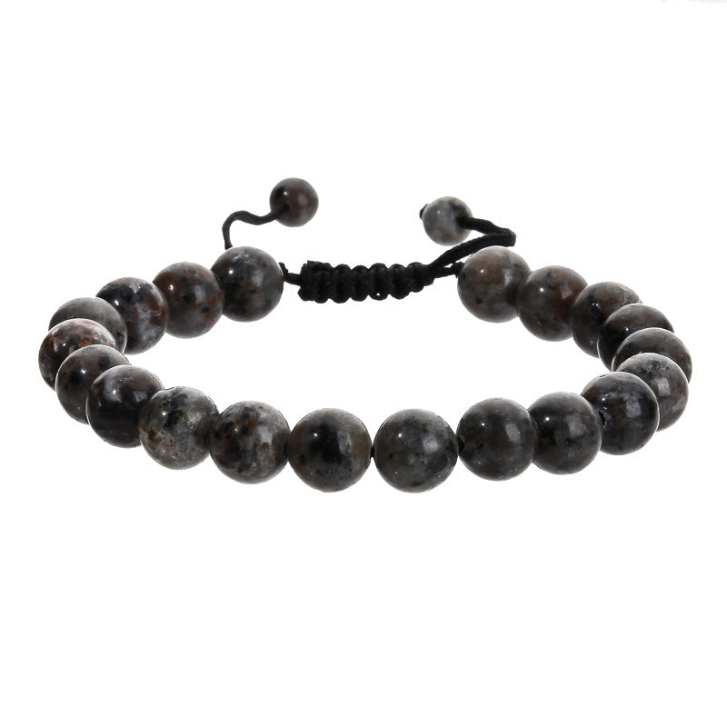 Ornament Hand-woven Amethyst Woven Geometric Agate Bracelets