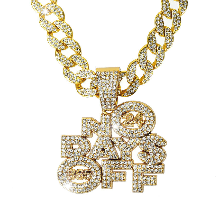 Fashion Alloy Hip Hop Cuban Link Chain Personality Necklaces