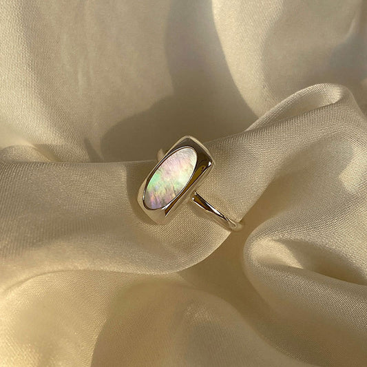 Women's Exquisite Shell Sterling Sier For Design Rings