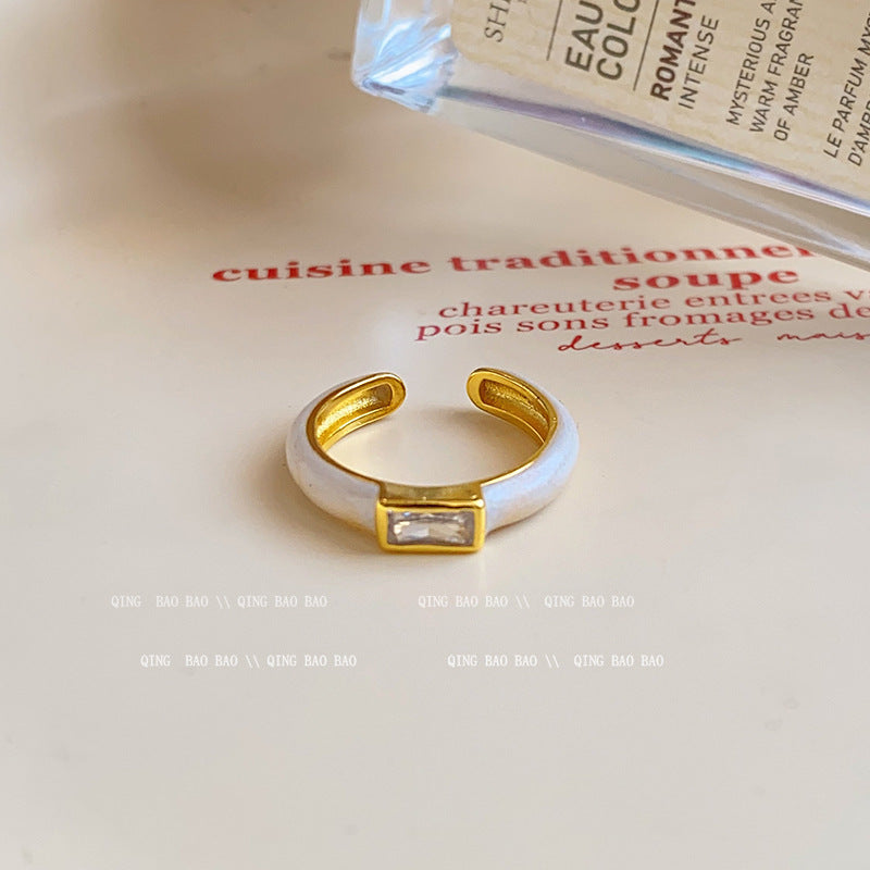 Niche Design Female Temperament Wild Personality Rings