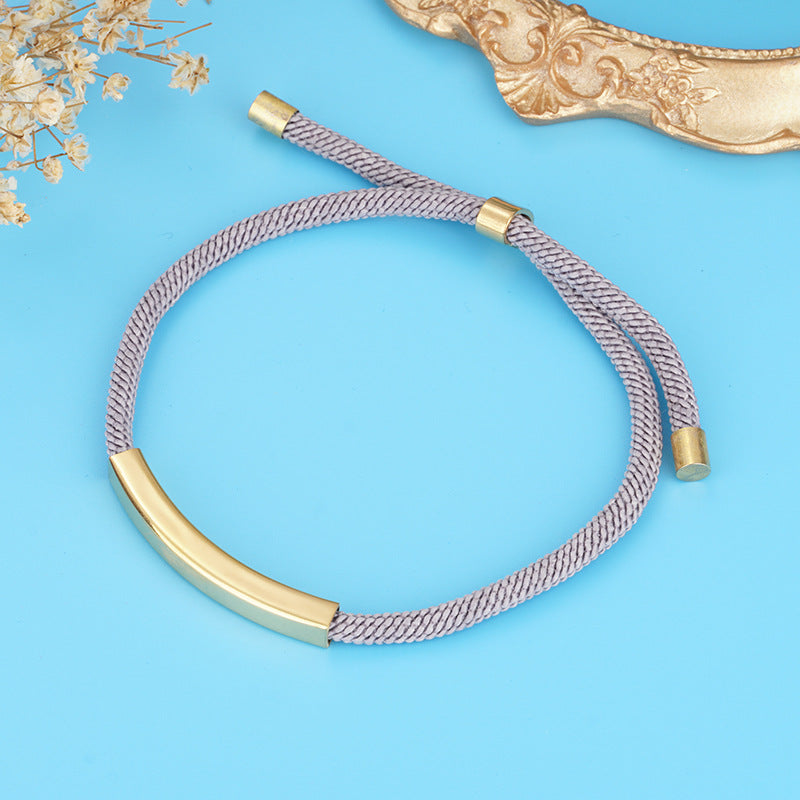 Material Stainless Steel Holiday Gift Advertising Small Titanium Bracelets