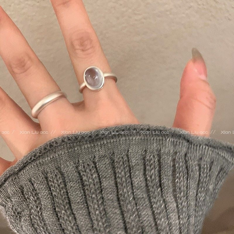 Female Cold Style Temperament Index Finger Rings