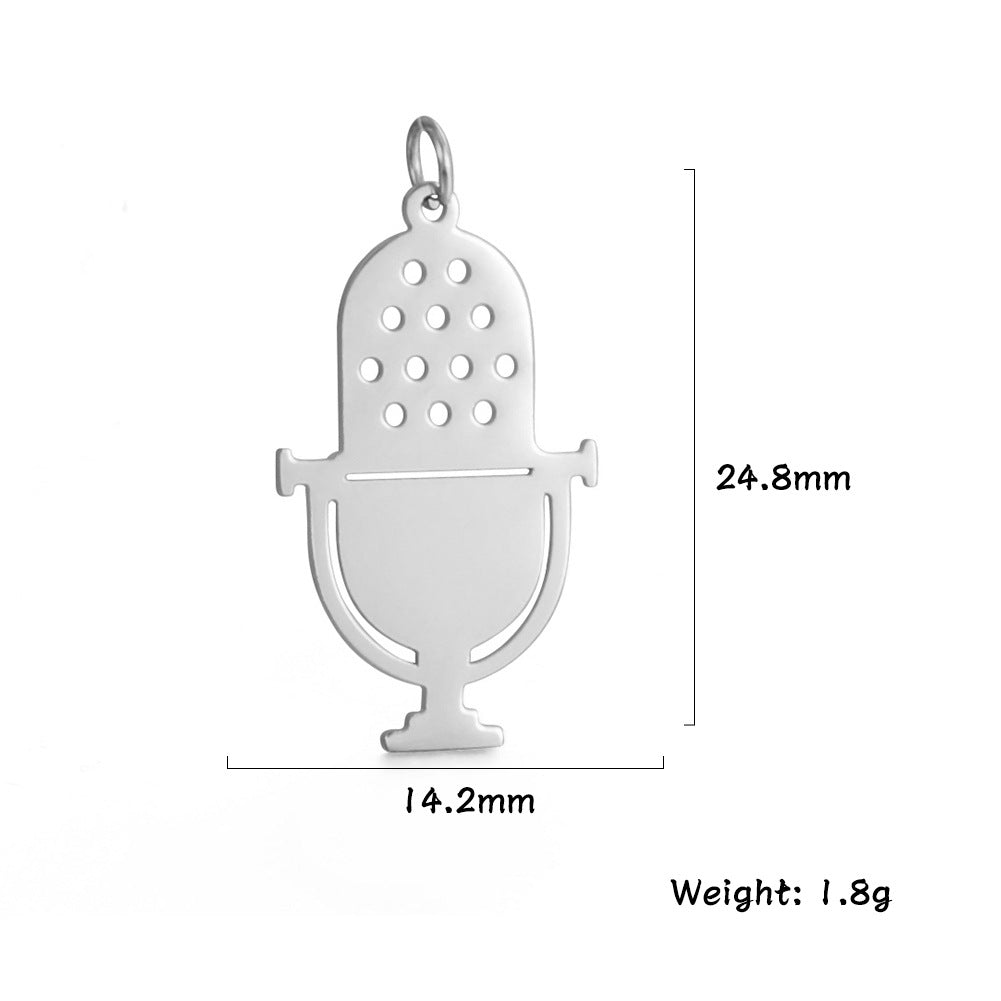 Musical Instrument Modeling Guitar Microphone Headset Saxophone Pendants