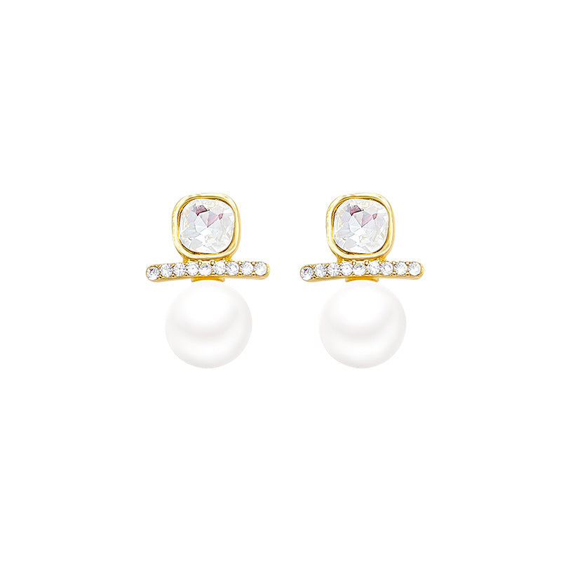 Women's Sier Retro Affordable Luxury High-grade French Earrings