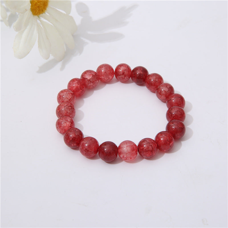 Jade Broken Glass Beaded Rosary Accessories Bracelets