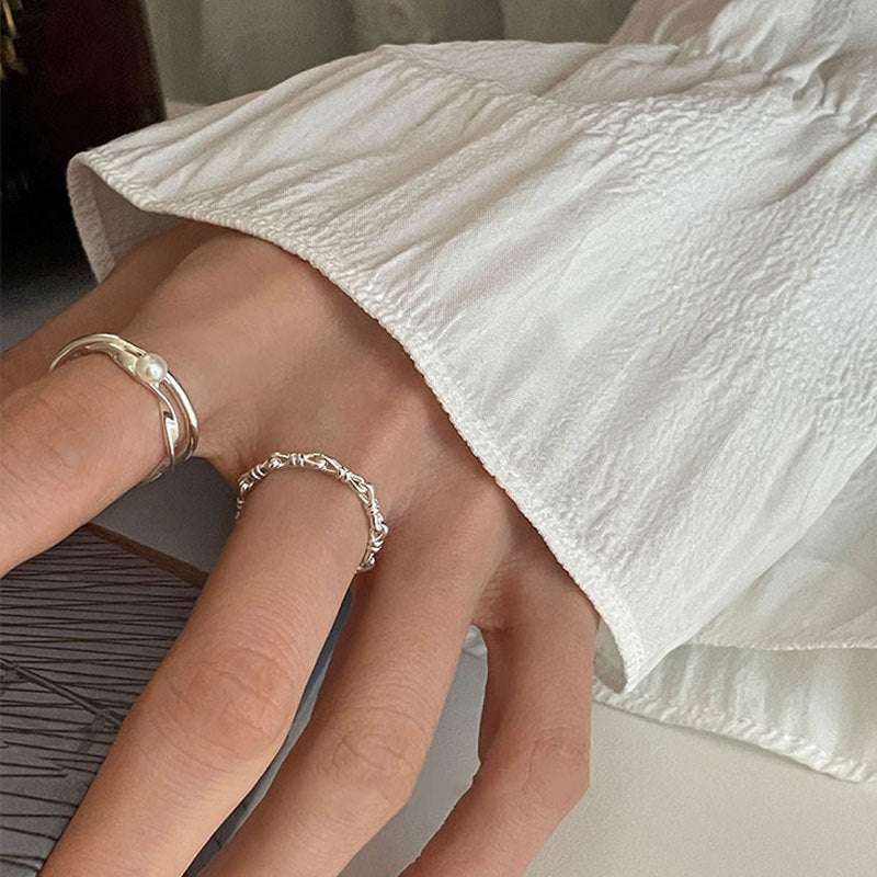 High Sense Chain Fashion Personality Bends Rings