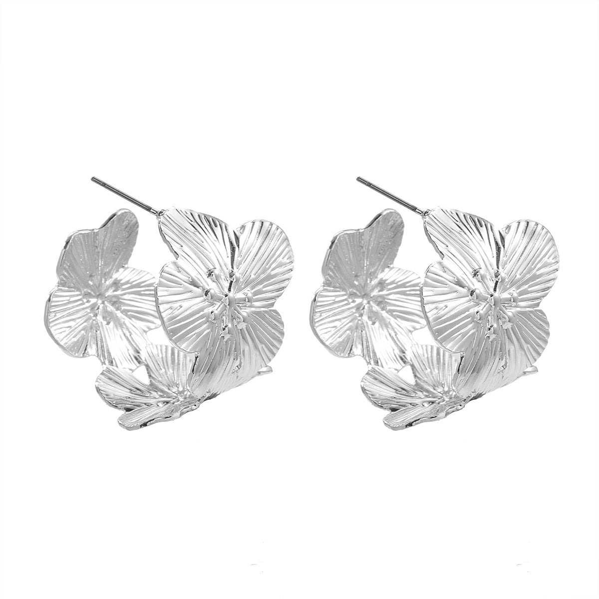 Women's Niche Metal Flower High Profile Fashion Vintage Rings