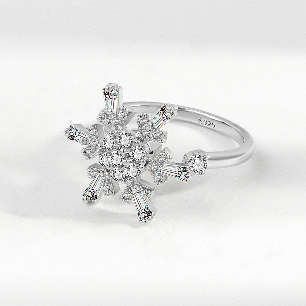 Women's Anxiety Relief Spinning Fashion Personality High Rings