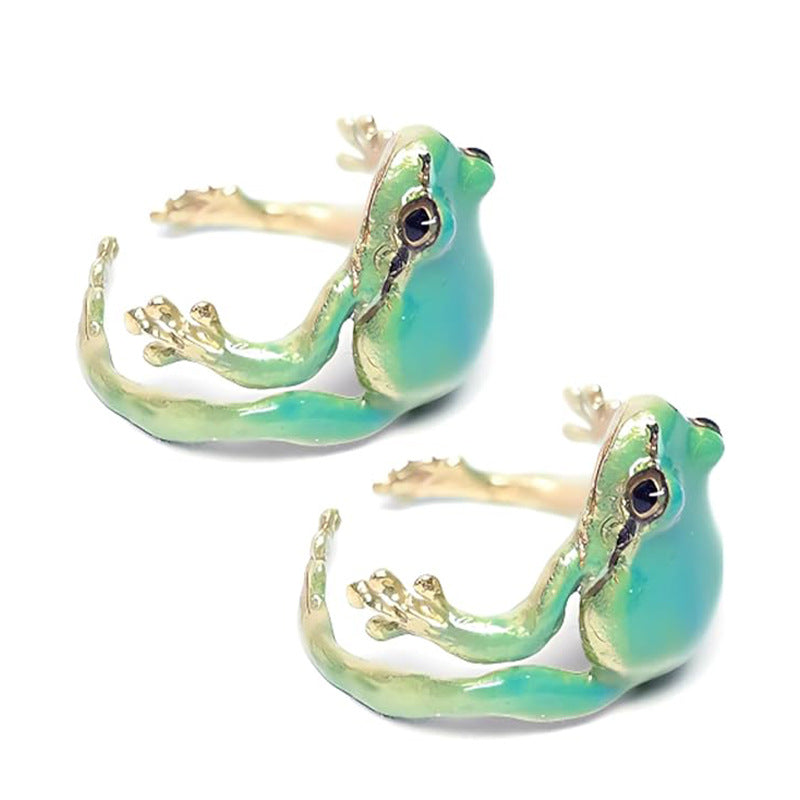 Frog Opening Adjustable Creative Fashion Personalized Rings