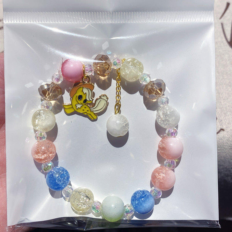 Pony Crystal String Beads Get Goods Bracelets