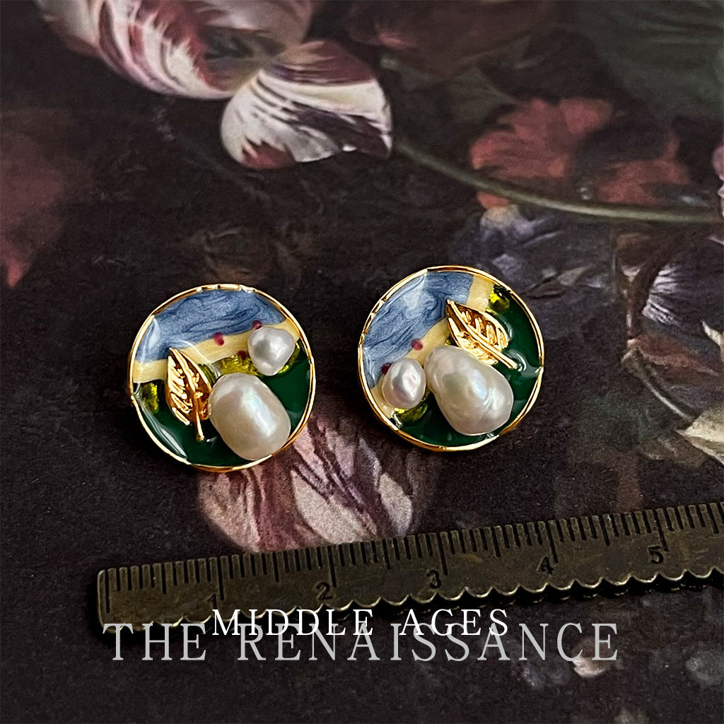 Style Enamel Drop Oil Butterfly Collection Earrings