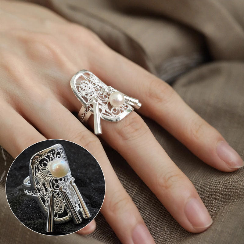 Butterfly Female Twin Elegant Personality Sier Rings