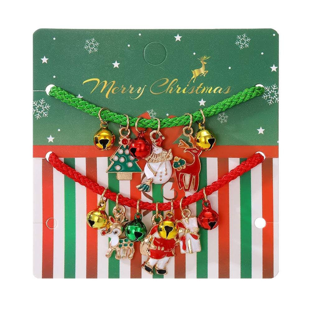 Christmas Tree Polymer Clay Fashion Simple Bracelets