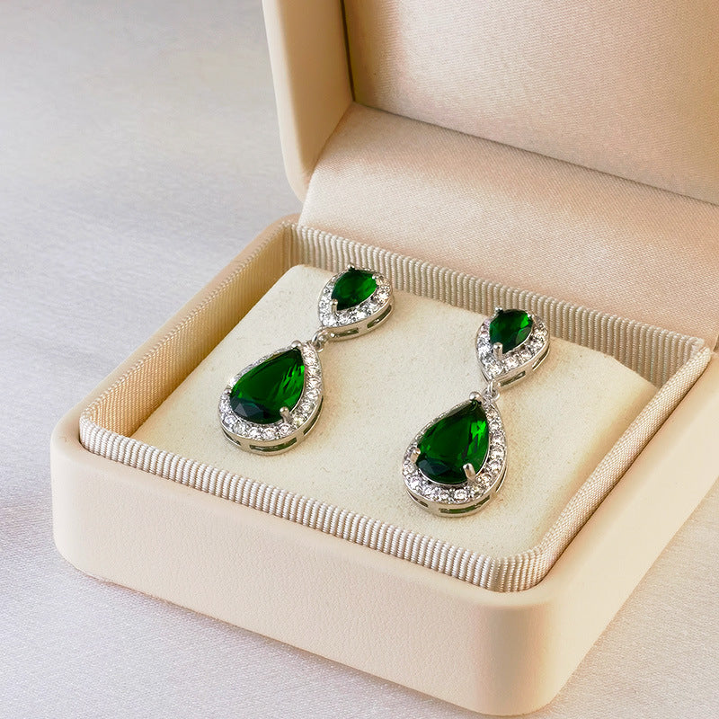 Women's Water Drop Ear Trendy Design High-grade Earrings