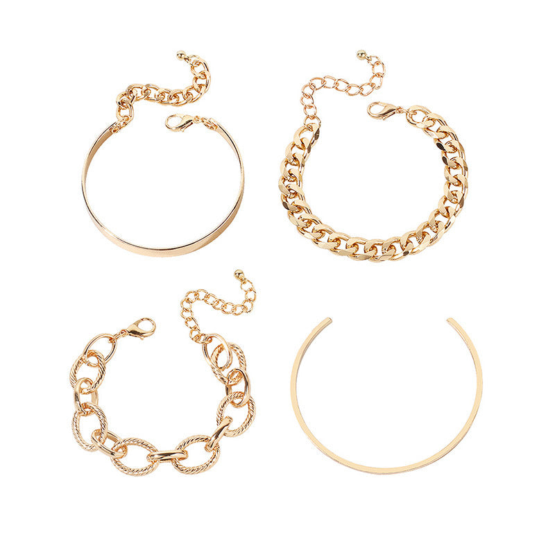 Hip Hop Unique Design Metal Chain Bracelets