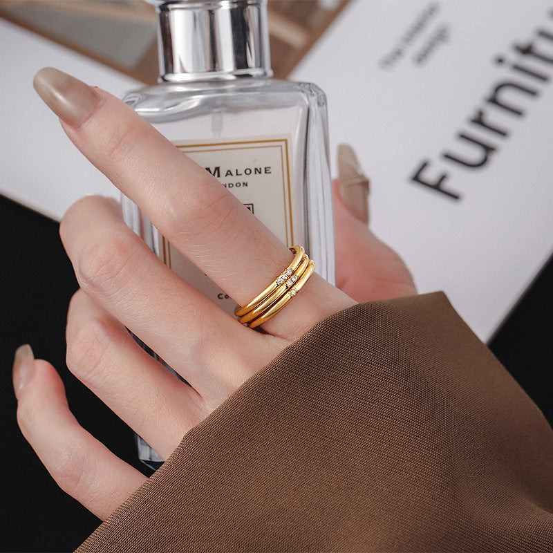 Affordable Luxury Fashion Style Female Design Personality Rings