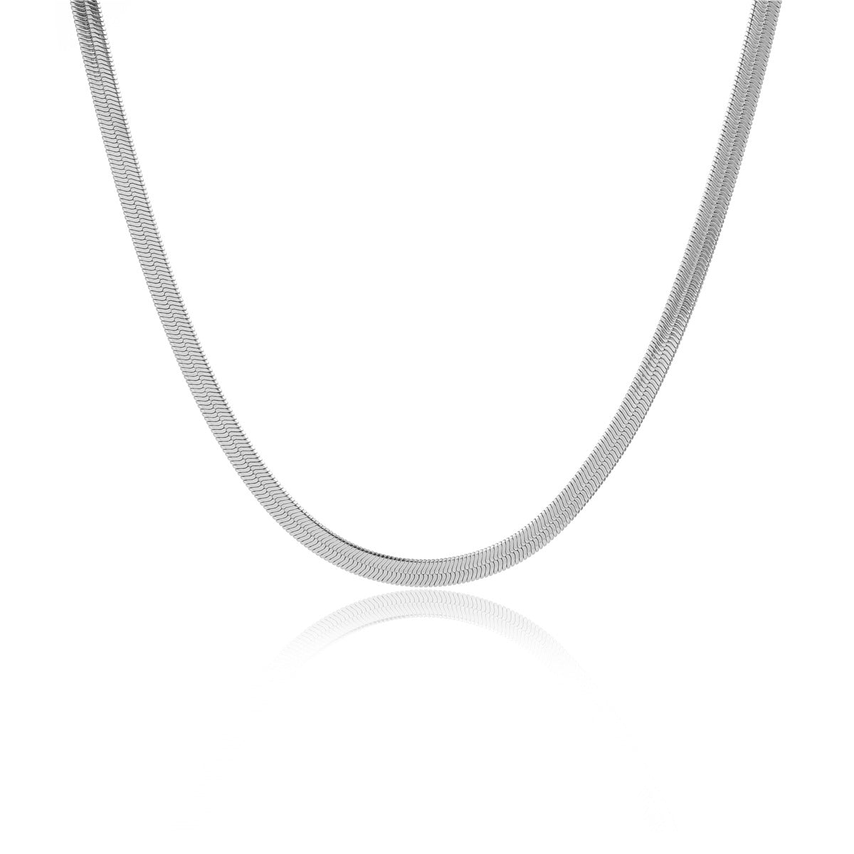 Snake Bone Style Cold Niche Design Simple Gold-plated Necklaces