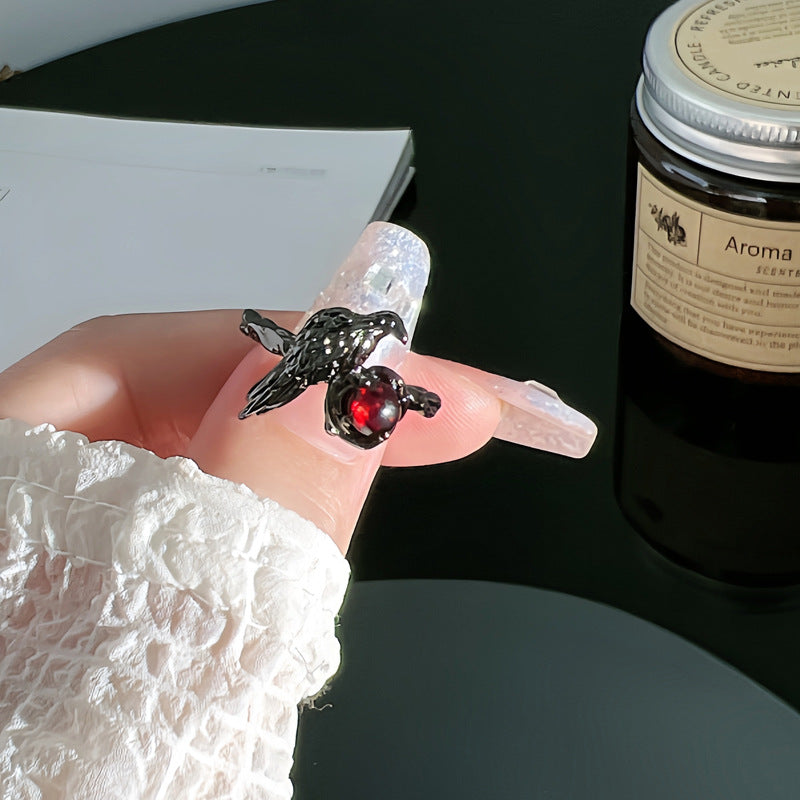 Style Thorn Crow Unique Design Open Female Minority Fashion Rings
