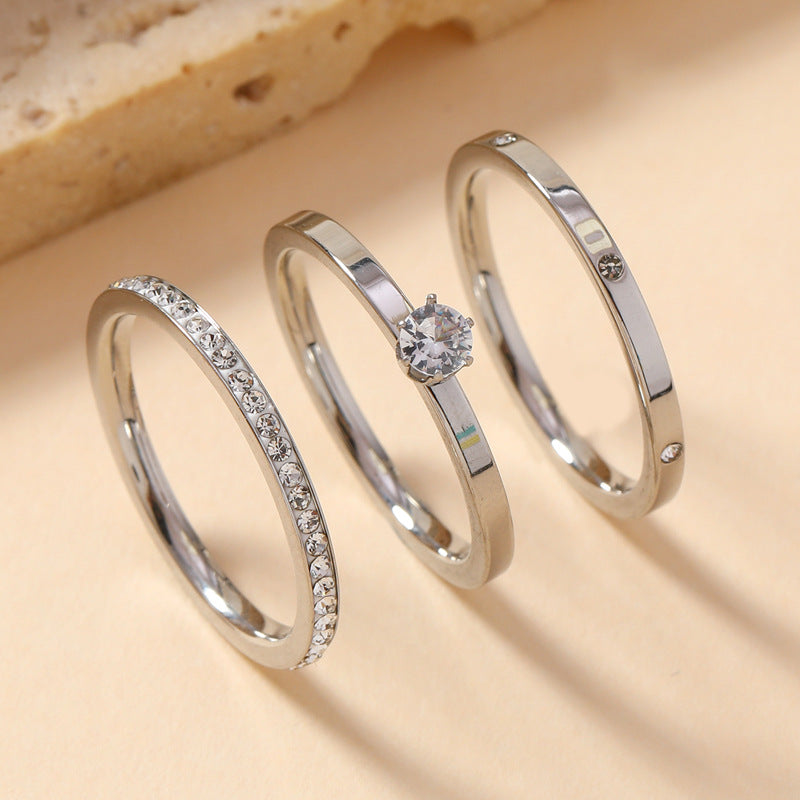Clay Rhinestone Female Index Finger Tail Rings