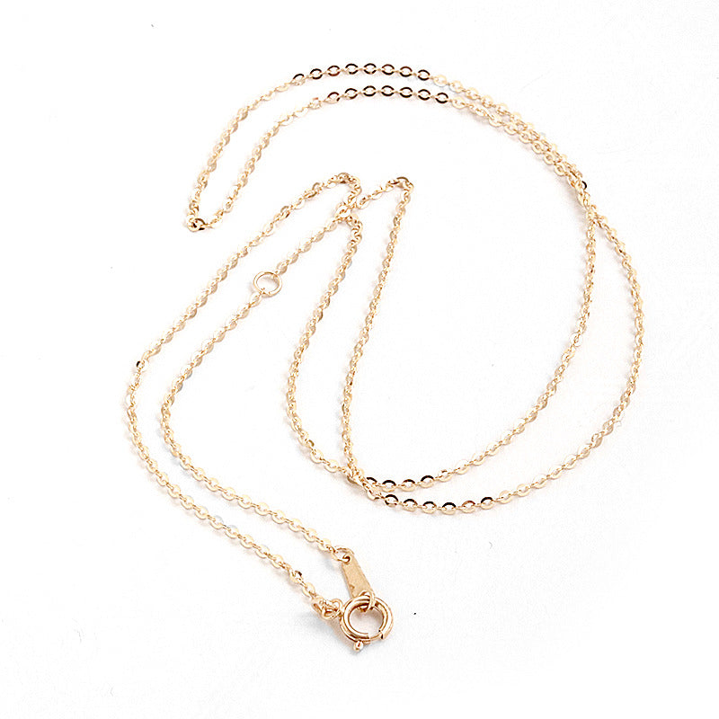 Plated Choker Shiny Thin Simple O-shaped Necklaces
