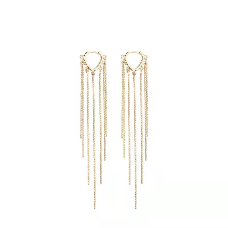 Ear Clip Design High Sense Slim Face Fashion Temperament Earrings