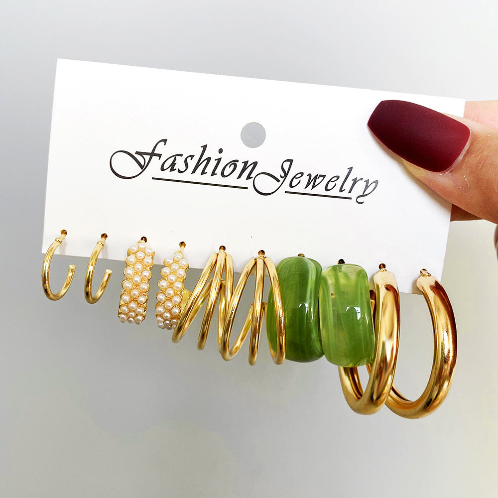 Pairs Creative Personality Leopard Print Flowers Shaped Rings