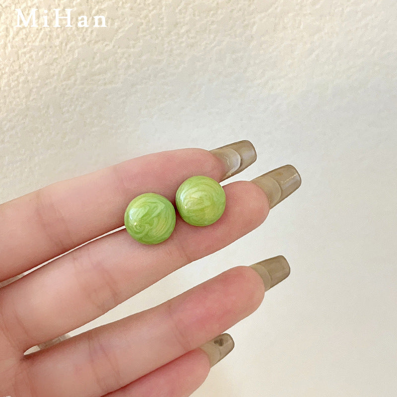 Summer Fashion Fresh Round High Sense Earrings