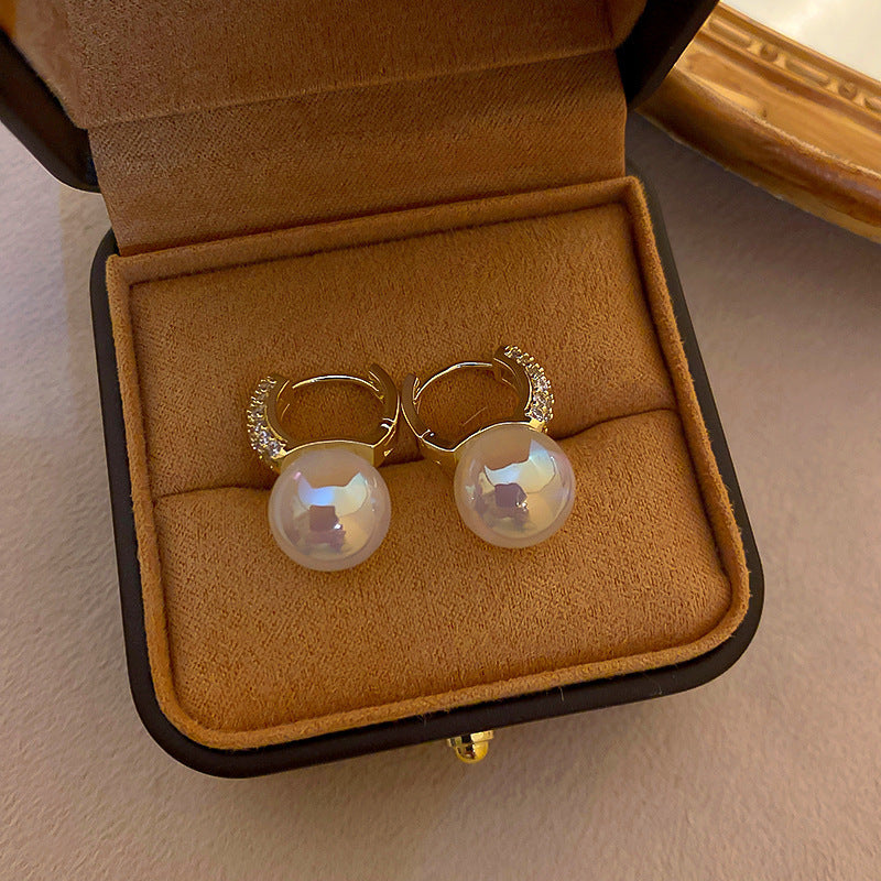 Luxury Mermaid Pearl Fashion High Sense Earrings