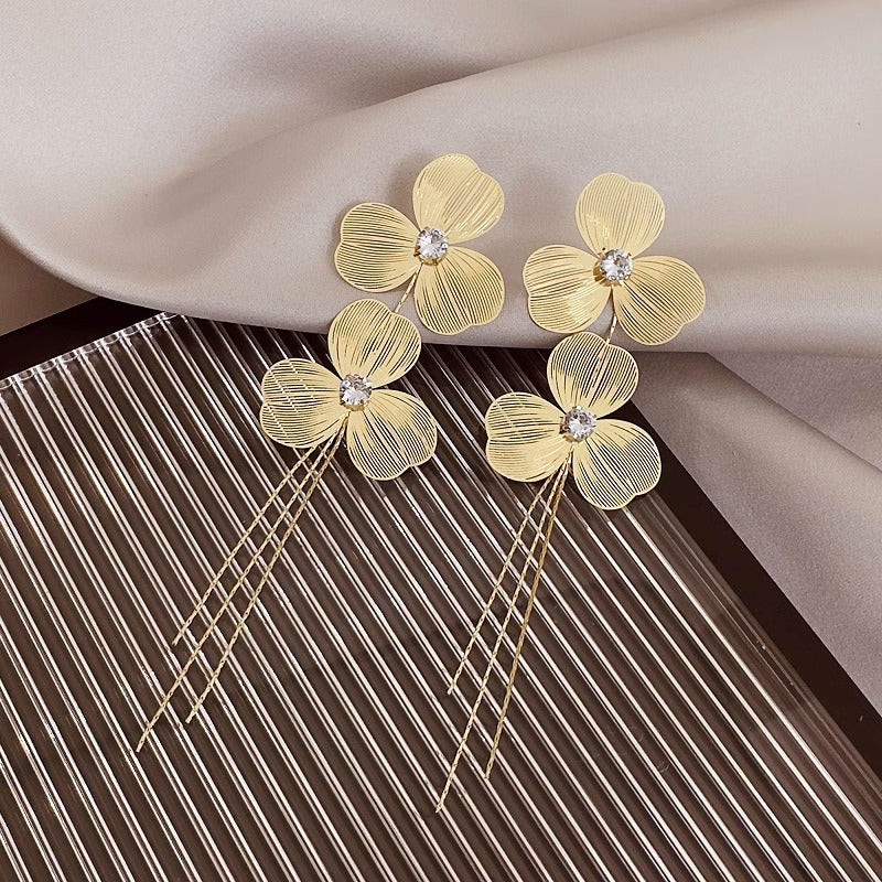 Women's Tassel Elegant Long Personalized Light Luxury Earrings