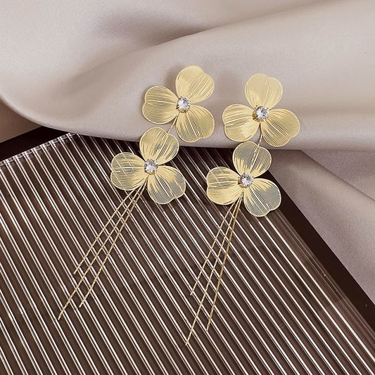 Women's Tassel Elegant Long Personalized Light Luxury Earrings