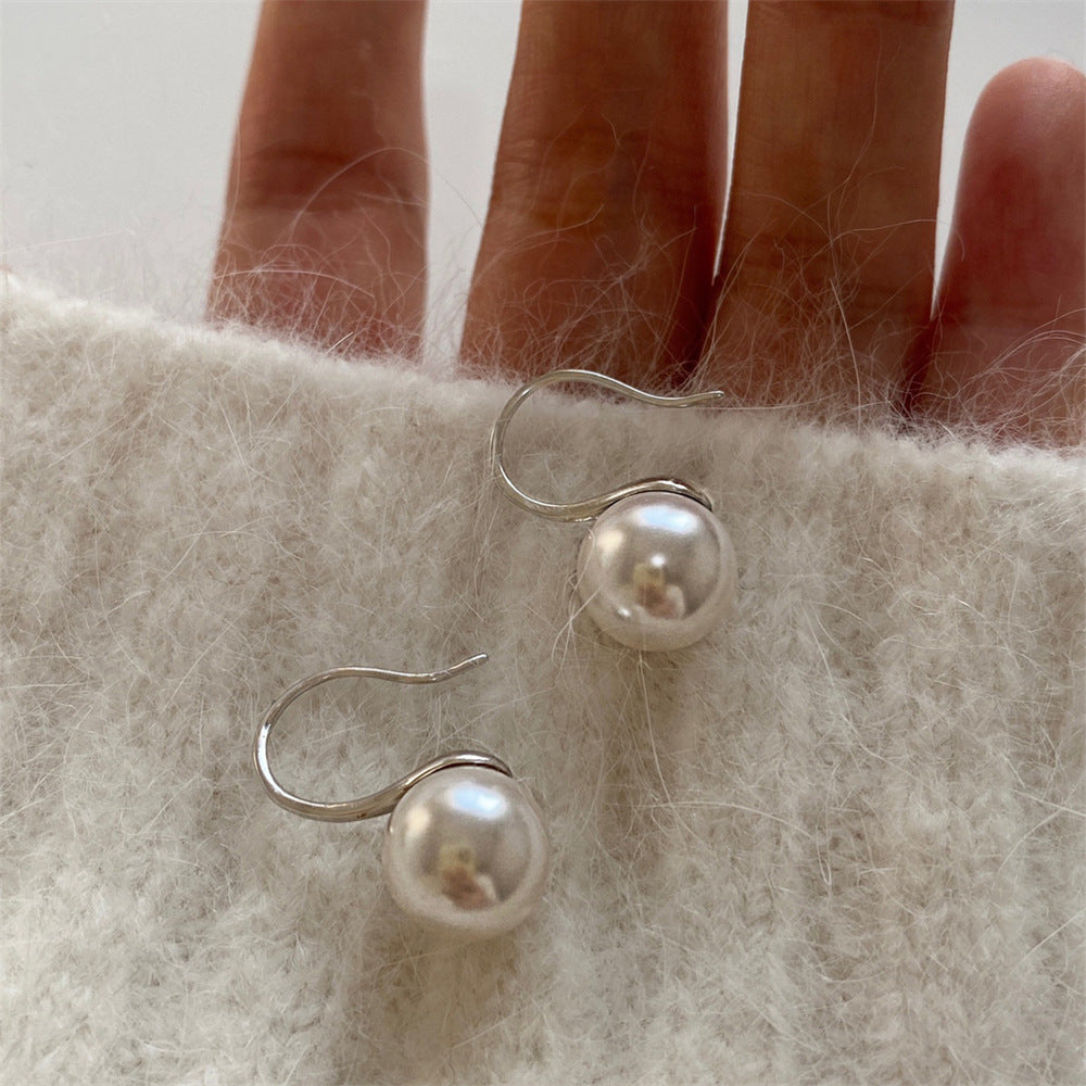 Women's Style High-grade Pearl For Sterling Sier Earrings